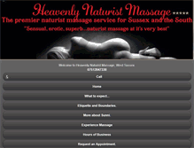 Tablet Screenshot of heavenlymassage.biz